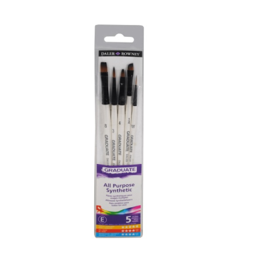 Kit Pincel Sintetico C/5 212550002 Daler Rowney